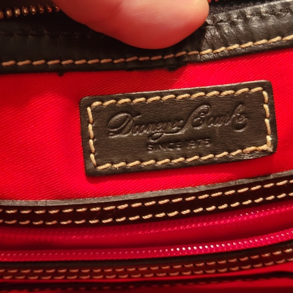 Dooney & Bourke Leather Satchel Purse - Picture 3 of 9